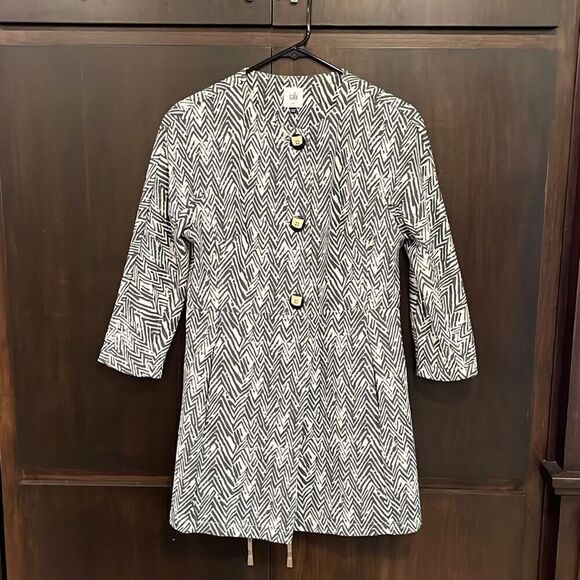 Cabi Zig Zag Ponte Knit Jacket Small #3034 - Picture 2 of 5